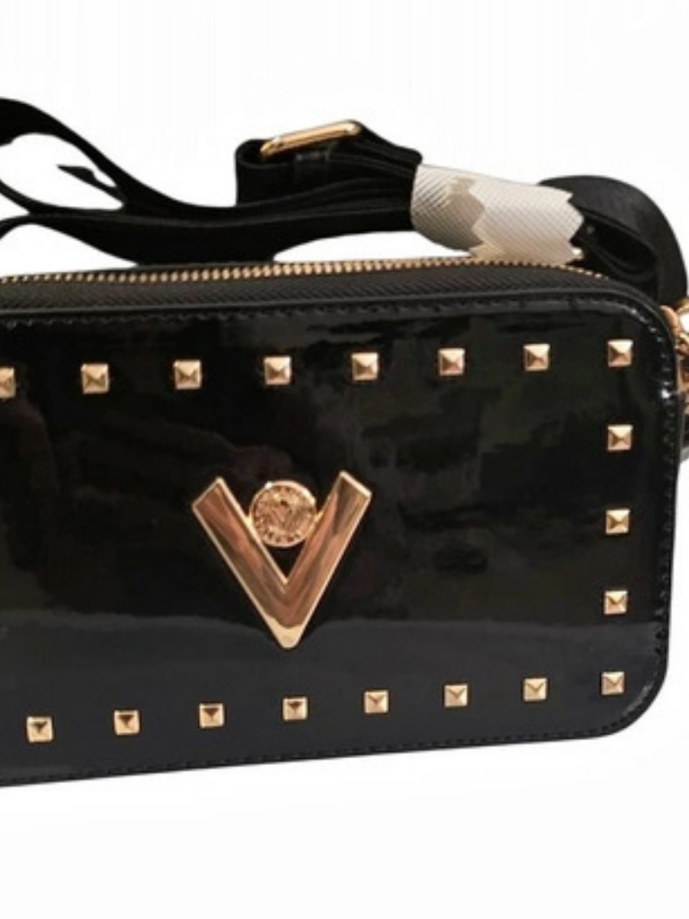 Valentino Orlandi by Mario Valentino Crossbody Bag Black